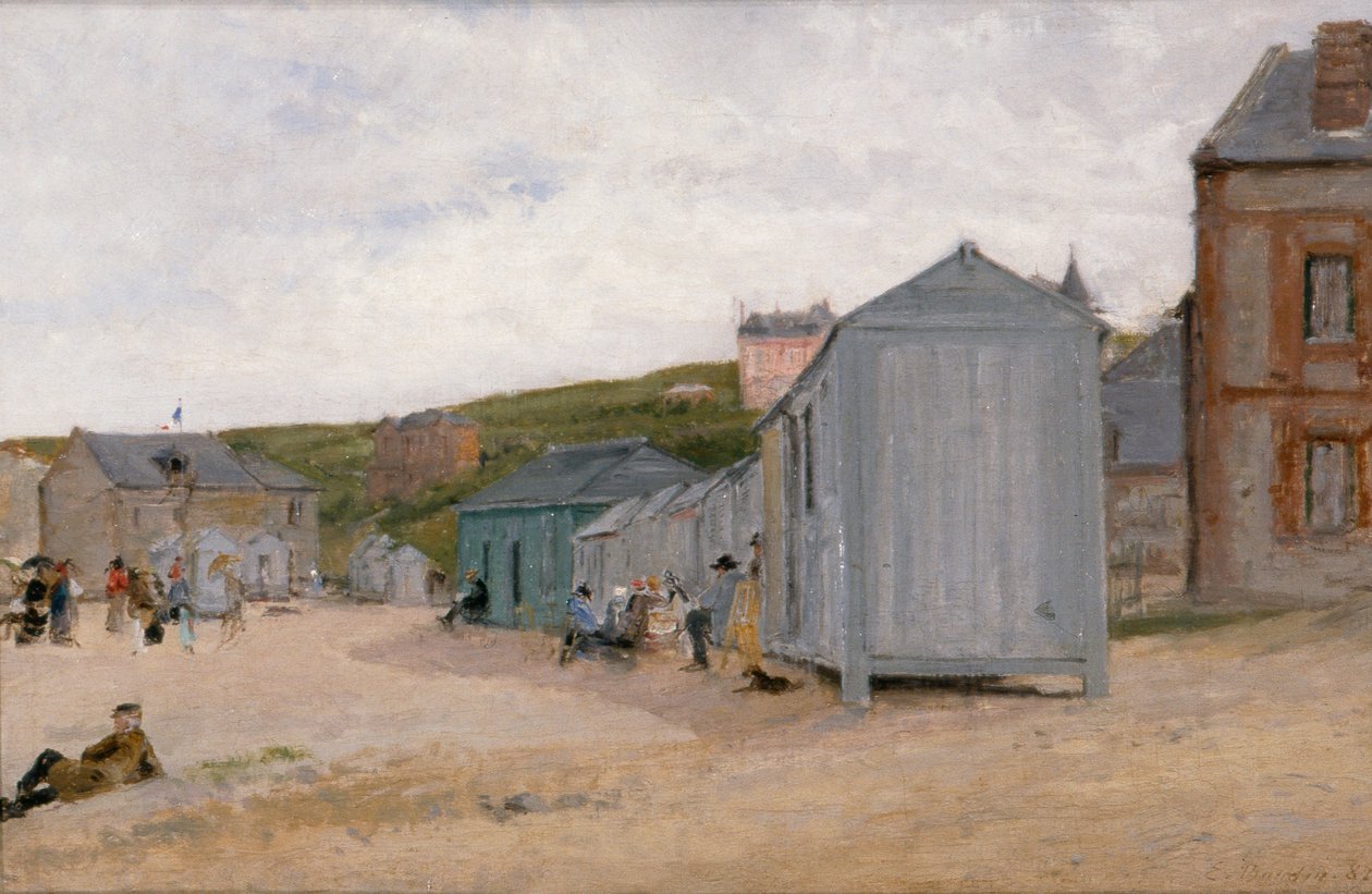 Trouville, ca. 1895 (olie på lærred) af Eugene Louis Boudin