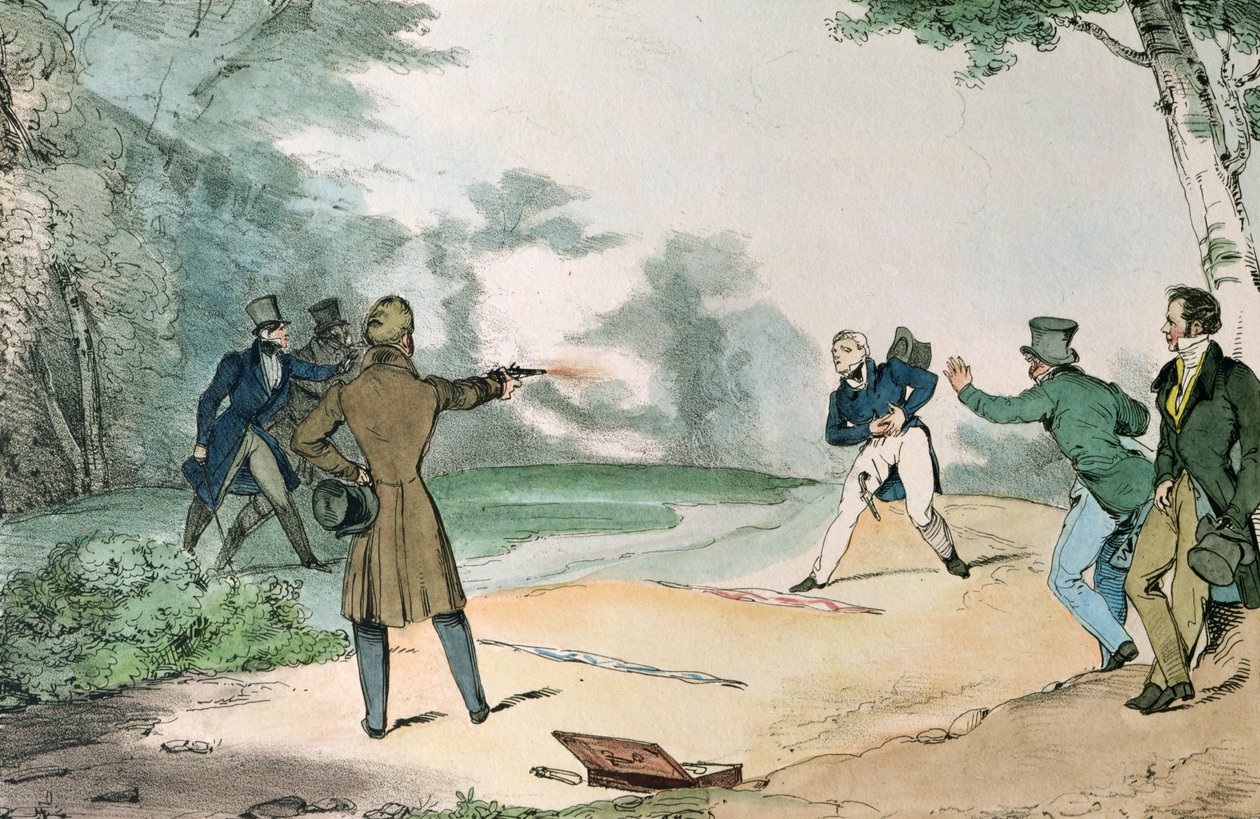 En Duel af Eugene Louis Lami