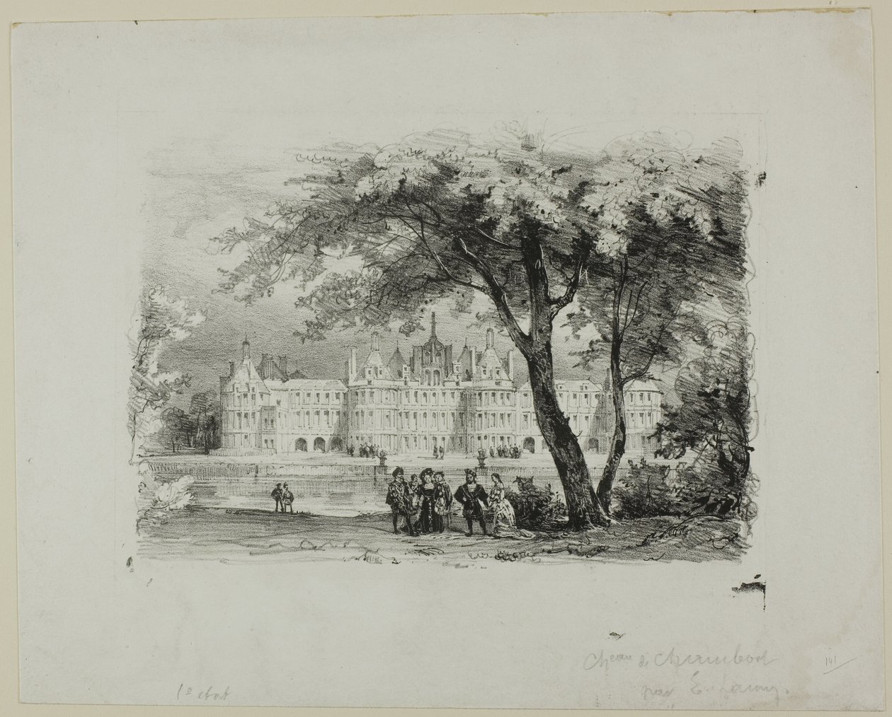 Chambord Slot af Eugene Louis Lami
