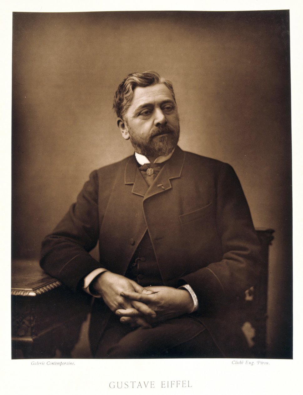 Gustave Eiffel, fransk ingeniør, 1880 af Eugene Pirou