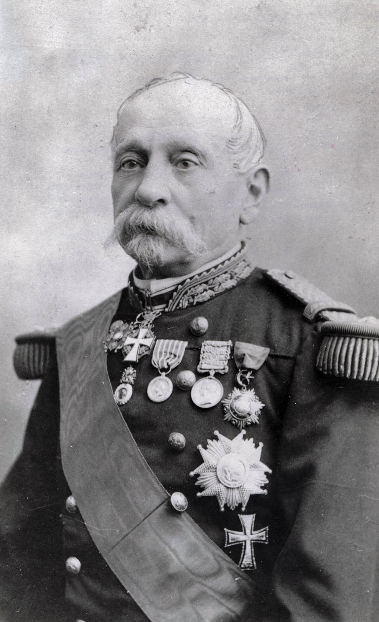 Portræt af Victor-Louis-François februar af Eugene Pirou