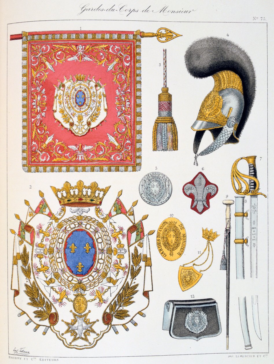Monsieurs livvagter, Insignia af Eugene Titeux