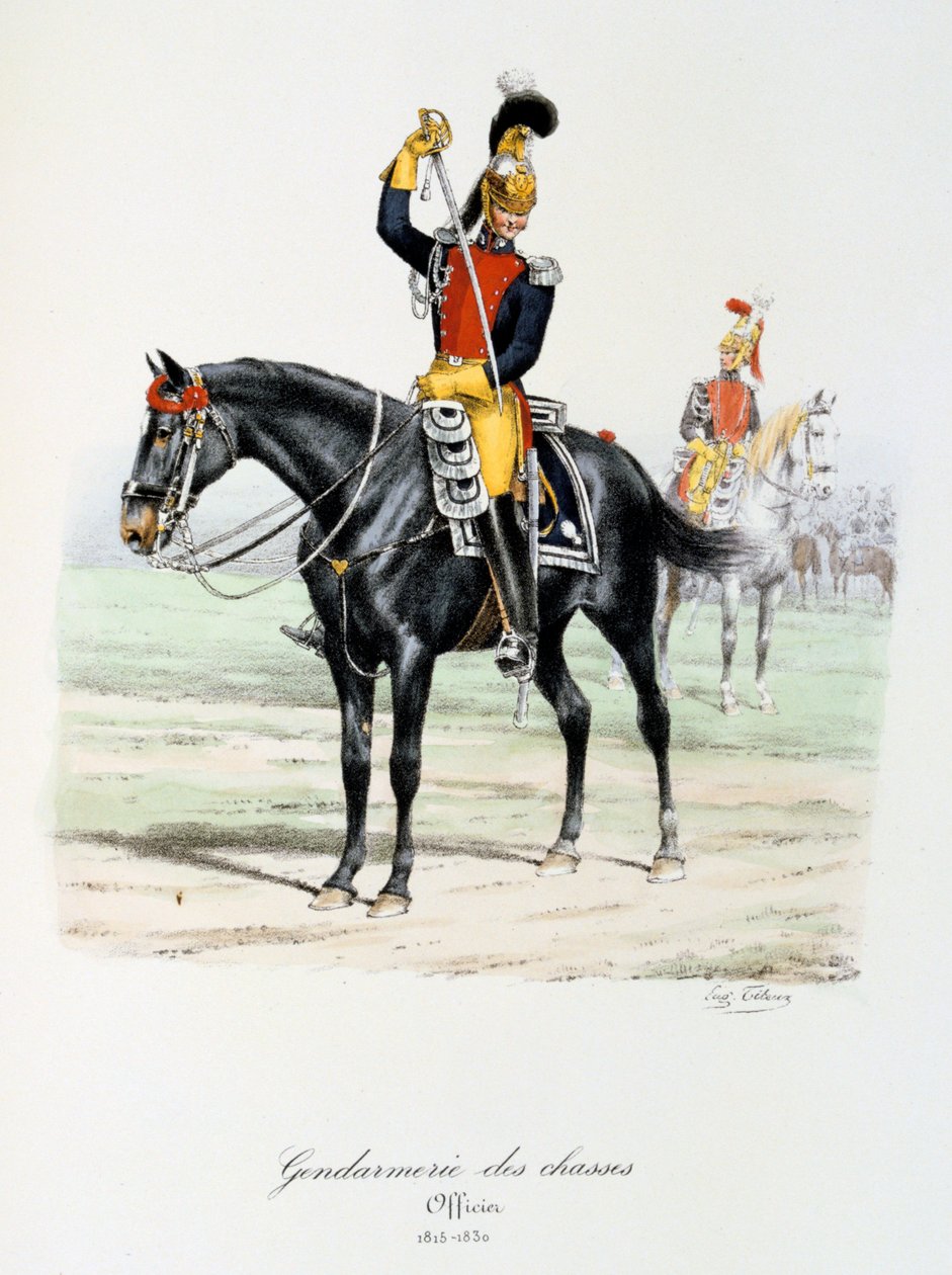 Gendarmerie des Chasses, 1815-30 af Eugene Titeux