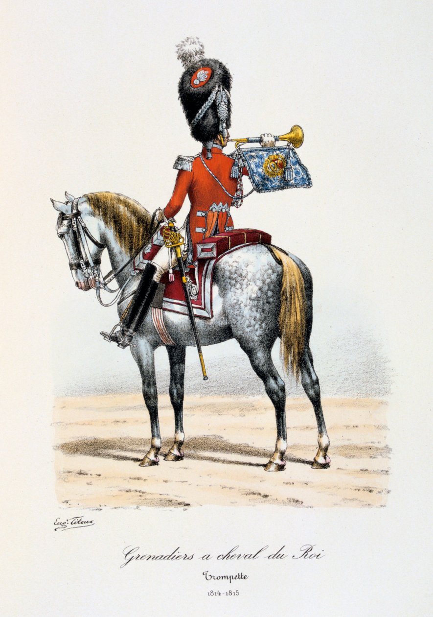 Kongens Heste Grenadier, Trompetist, 1814-15 af Eugene Titeux