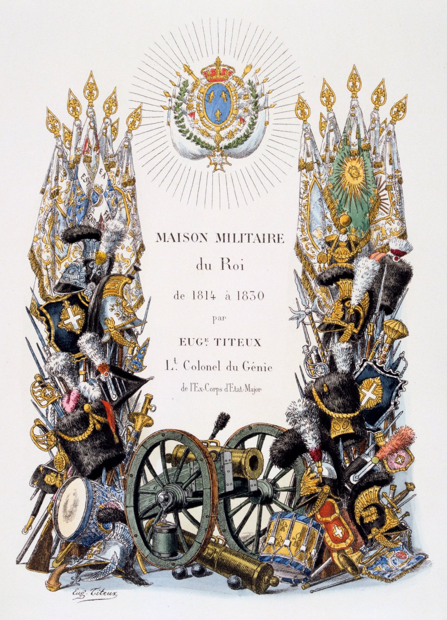 Hovedtitelblad, 1814-1830 af Eugene Titeux