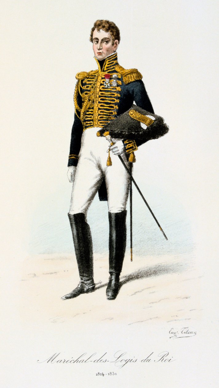 Marskal af Kongens Logis, 1814-30 af Eugene Titeux
