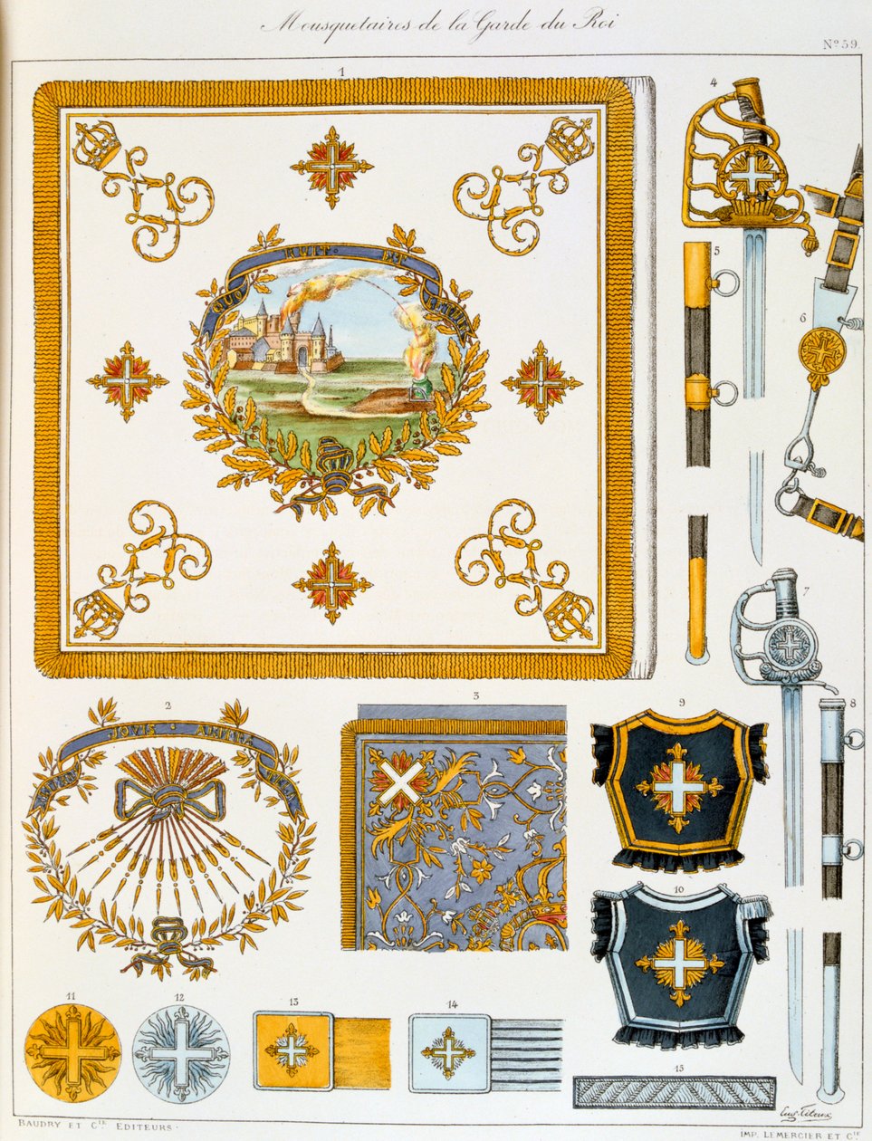 Musketerer af Kongens Garde, Insignia af Eugene Titeux