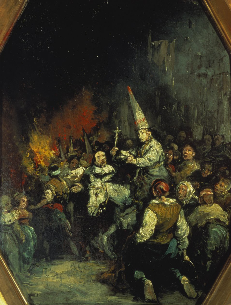 Forbandet af inkvisitionen af Eugenio Lucas Velázquez