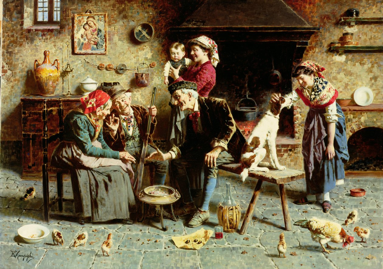 Historiefortælleren af Eugenio Zampighi