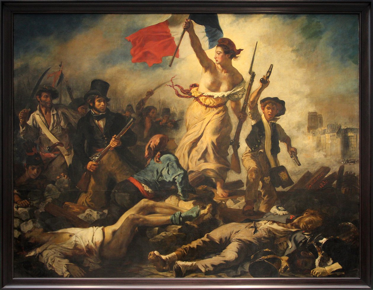 0 Frihed leder folket af Ferdinand Victor Eugene Delacroix