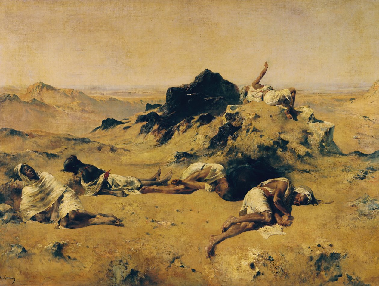 Tørstens Land, c.1869 af Eugène Fromentin