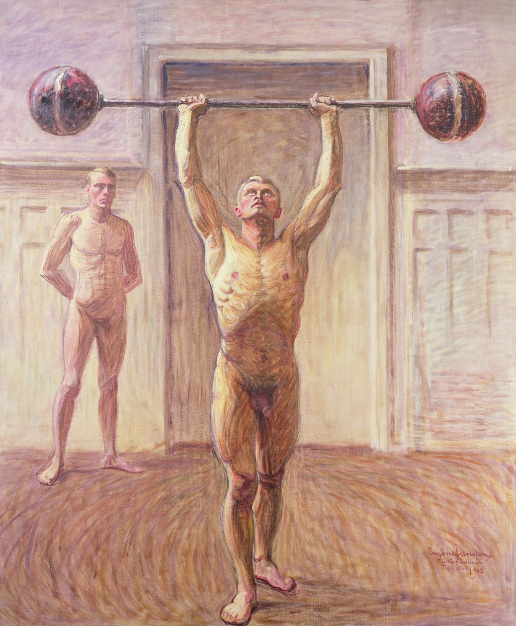 Skubbende vægte med to arme nummer 2, 1913 af Eugène Jansson