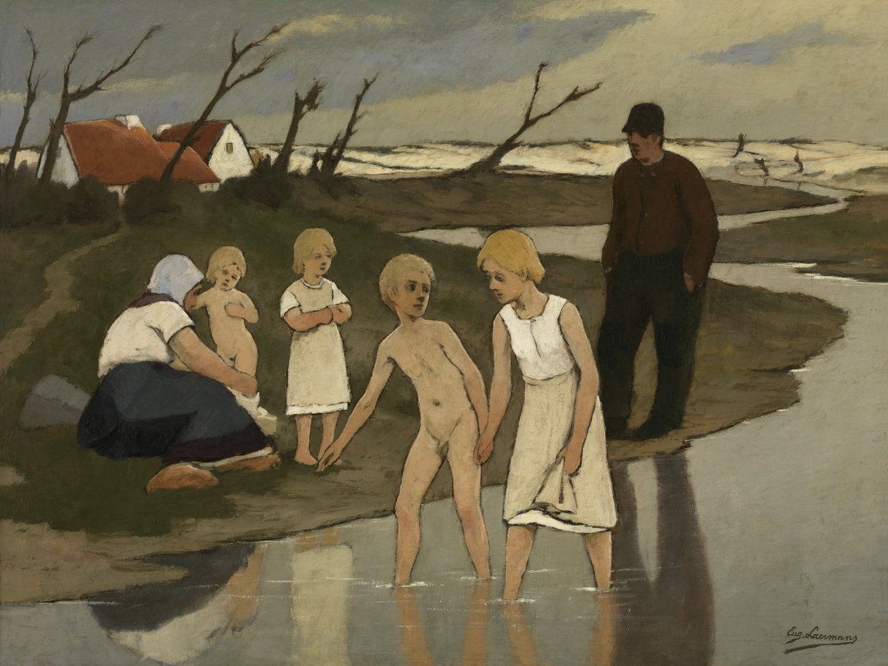 Bade børn af Eugene Laermans