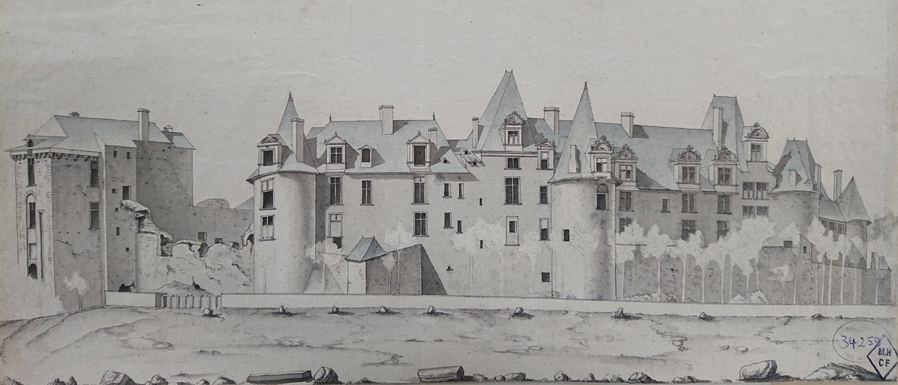 Châteaubriant-slottet af Eugène Viollet-le-Duc af Eugène Viollet le Duc
