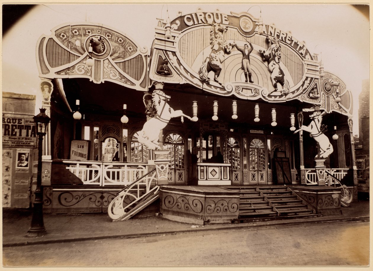 Foire des Invalides af Eugène Atget