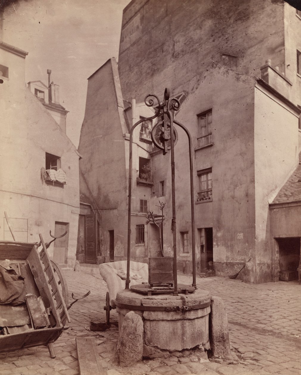 Rue St. Jacques af Eugène Atget