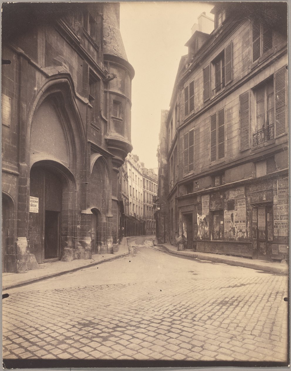 Rue du Figuier af Eugène Atget