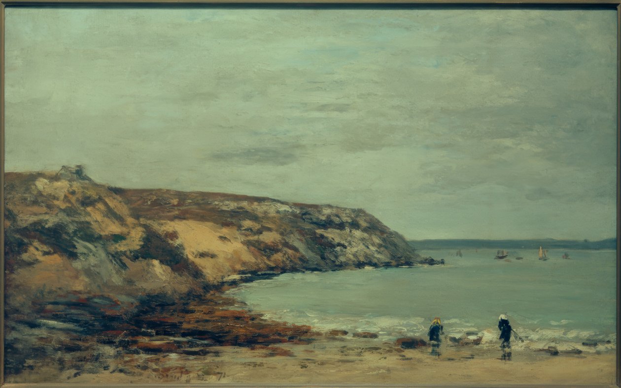 Rade de Brest. Bindy kyst af Eugene Louis Boudin