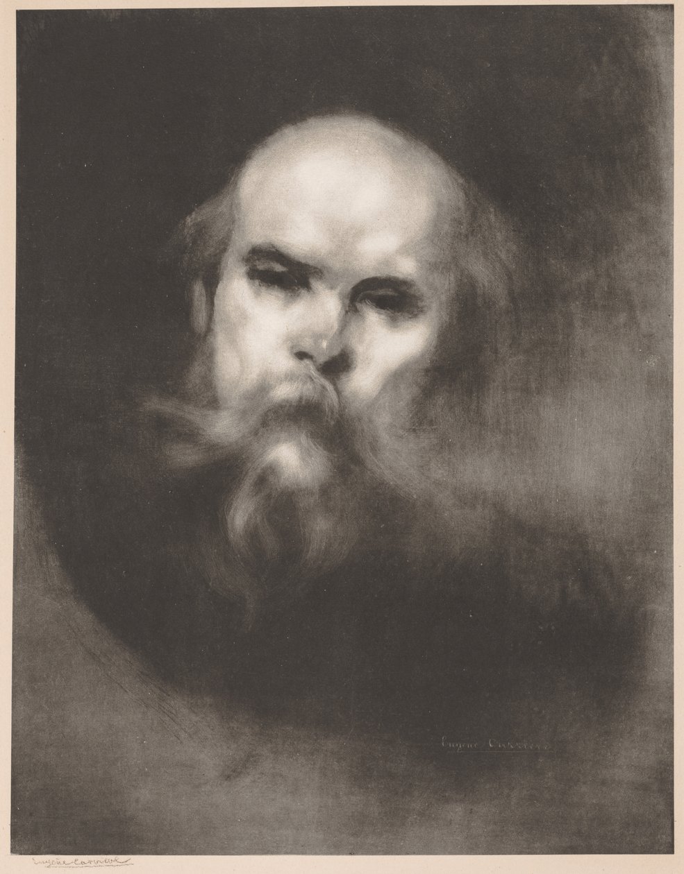 Paul Verlaine, 1896. af Eugène Carrière