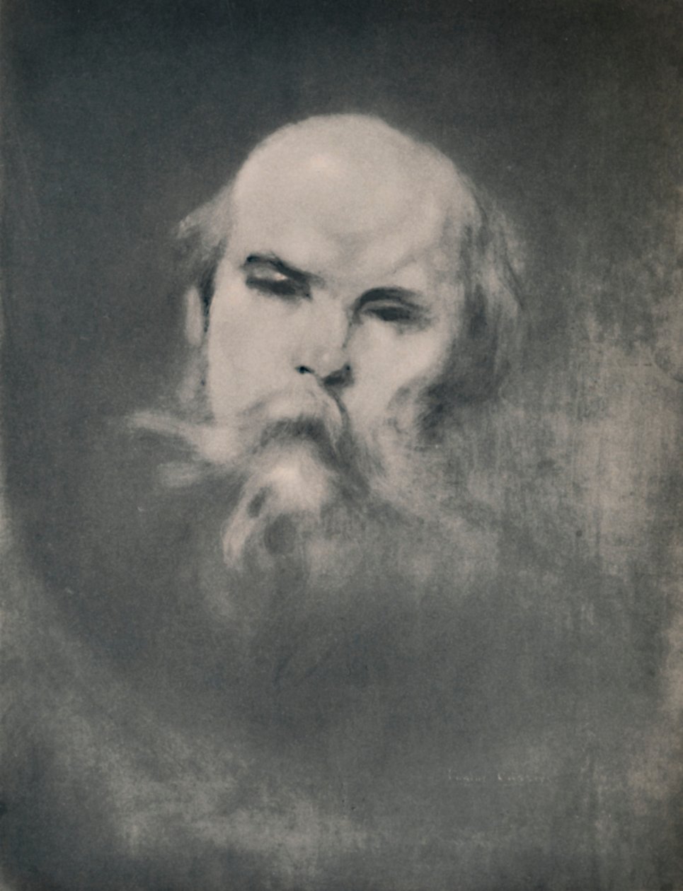 Paul Verlaine, ca. 1891, 1946. af Eugène Carrière