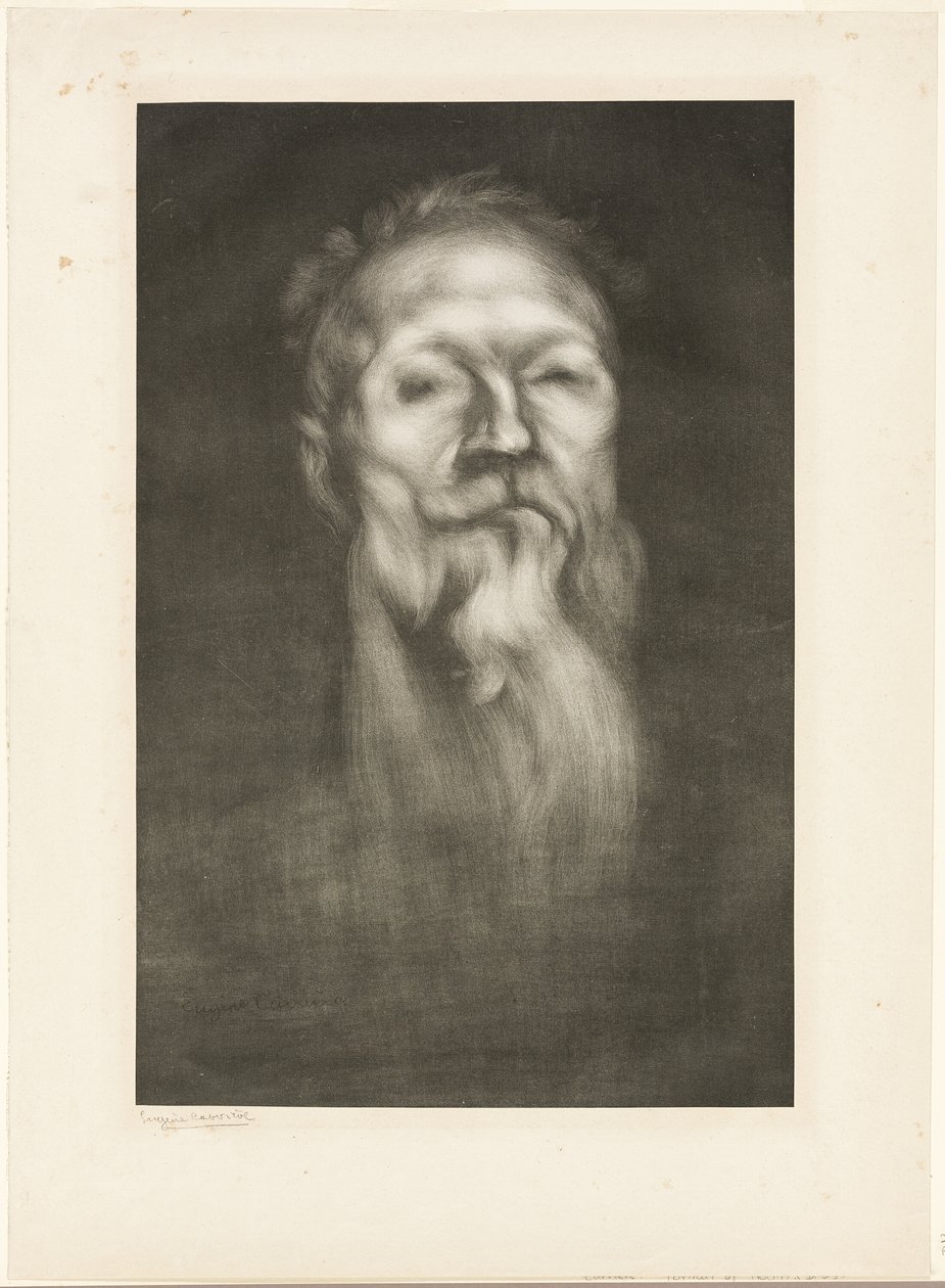 Portræt af Auguste Rodin af Eugène Carrière