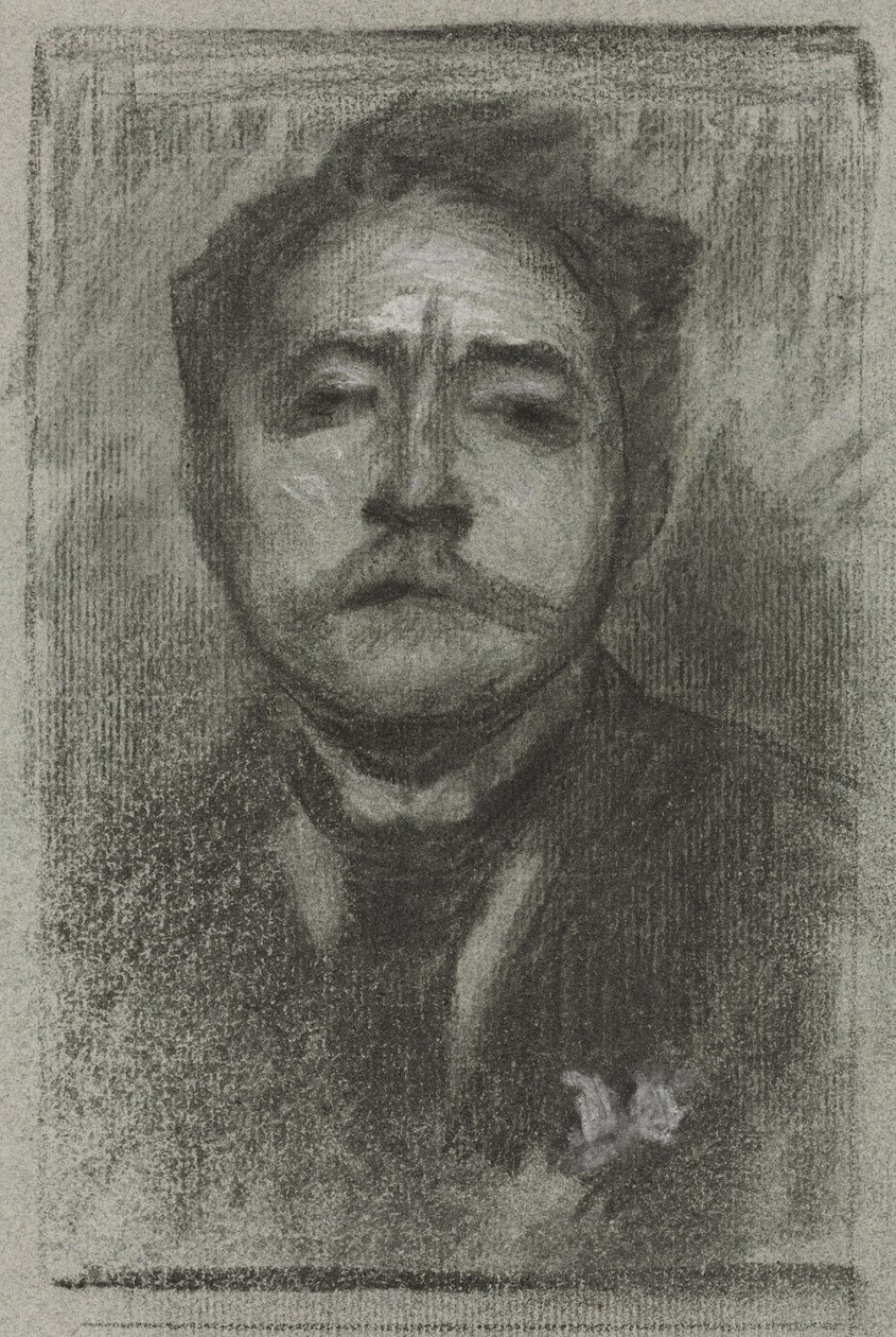 Portræt af Jean Ajalbert af Eugène Carrière
