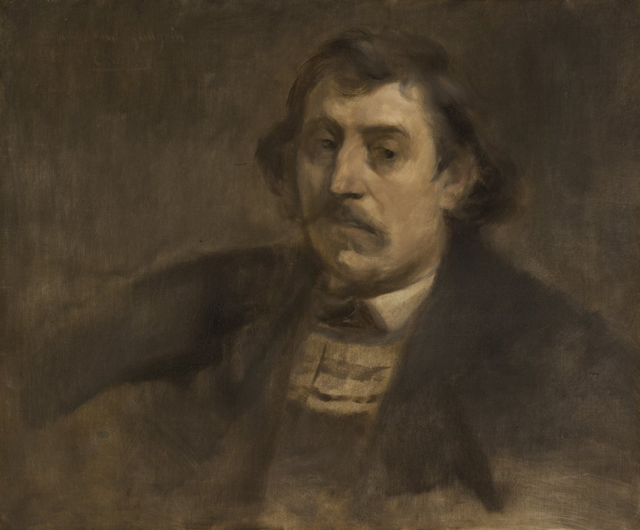 Portræt af Paul Gauguin, 1891 af Eugène Carrière