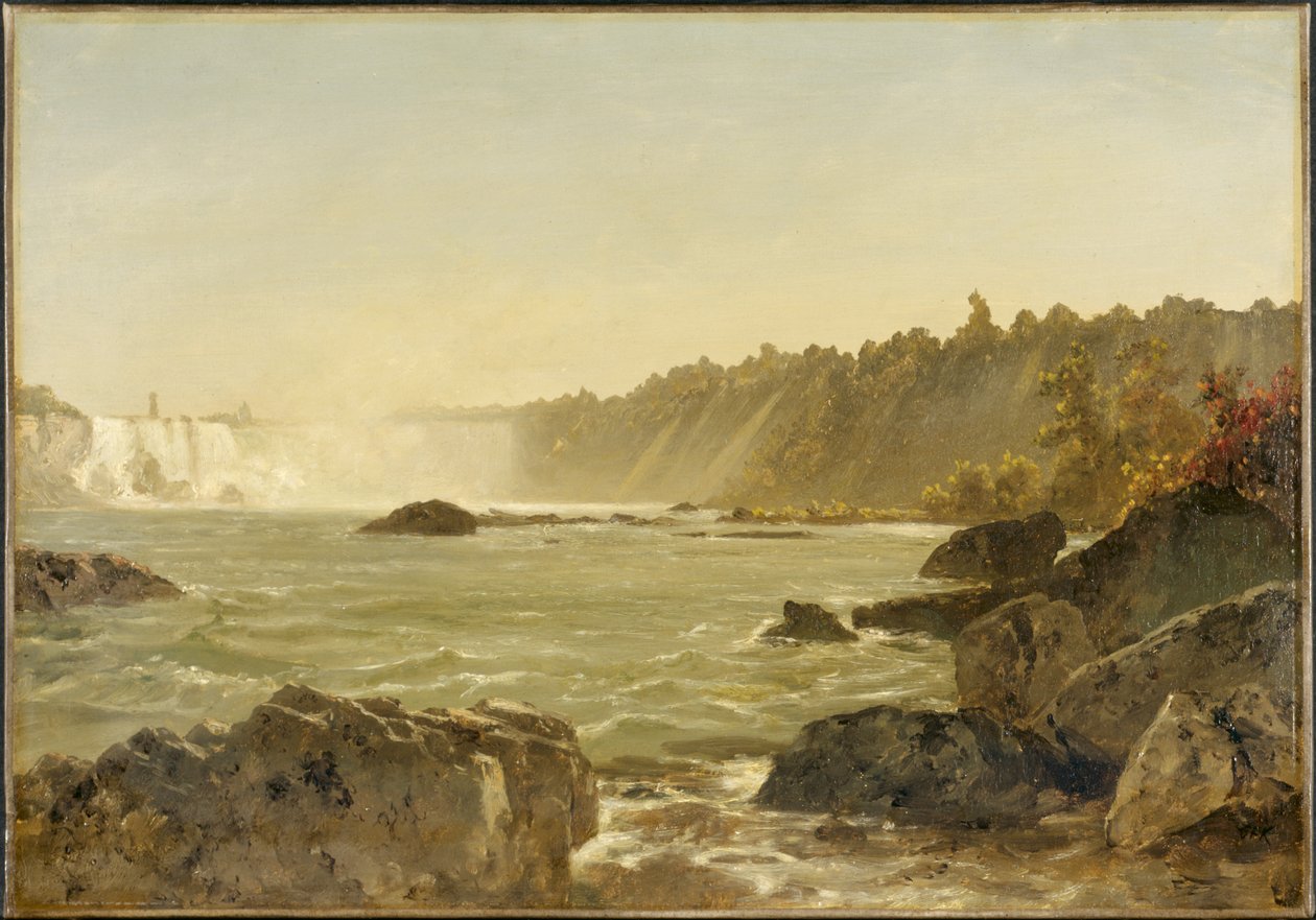 Udsigt over Niagara Falls af Eugène Colliau