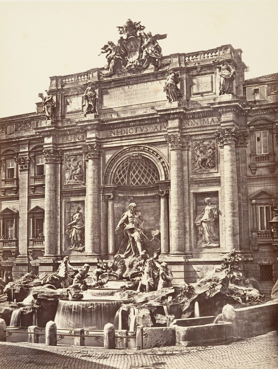 Trevi-fontænen, 1848-52. af Eugène Constant
