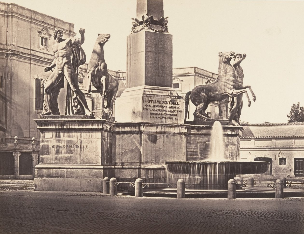 Monte Cavallo, 1848-52. af Eugène Constant
