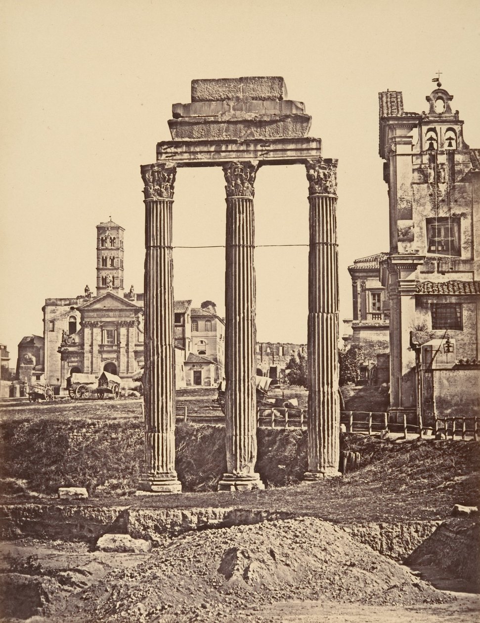 Ruiner af Forum, 1848-52. af Eugène Constant