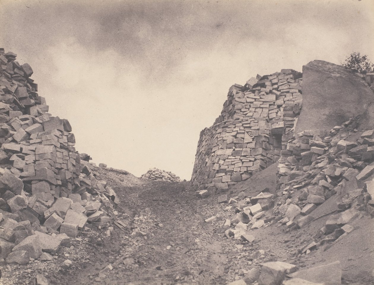 Stenbrud ved Les Sables de Macherin, 1863. af Eugène Cuvelier