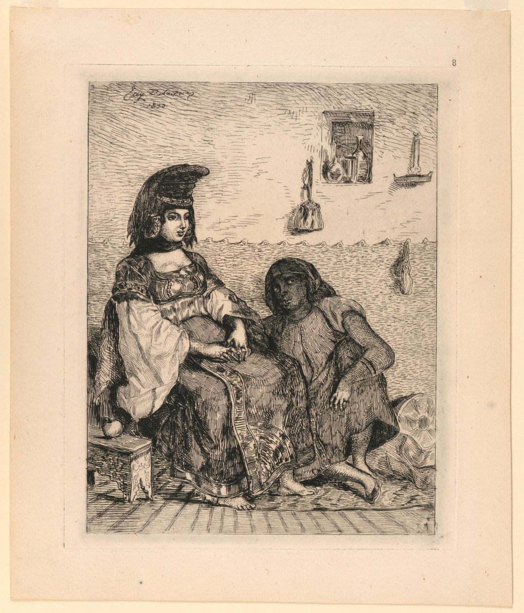 En jødisk kvinde fra Algier af Eugène Delacroix