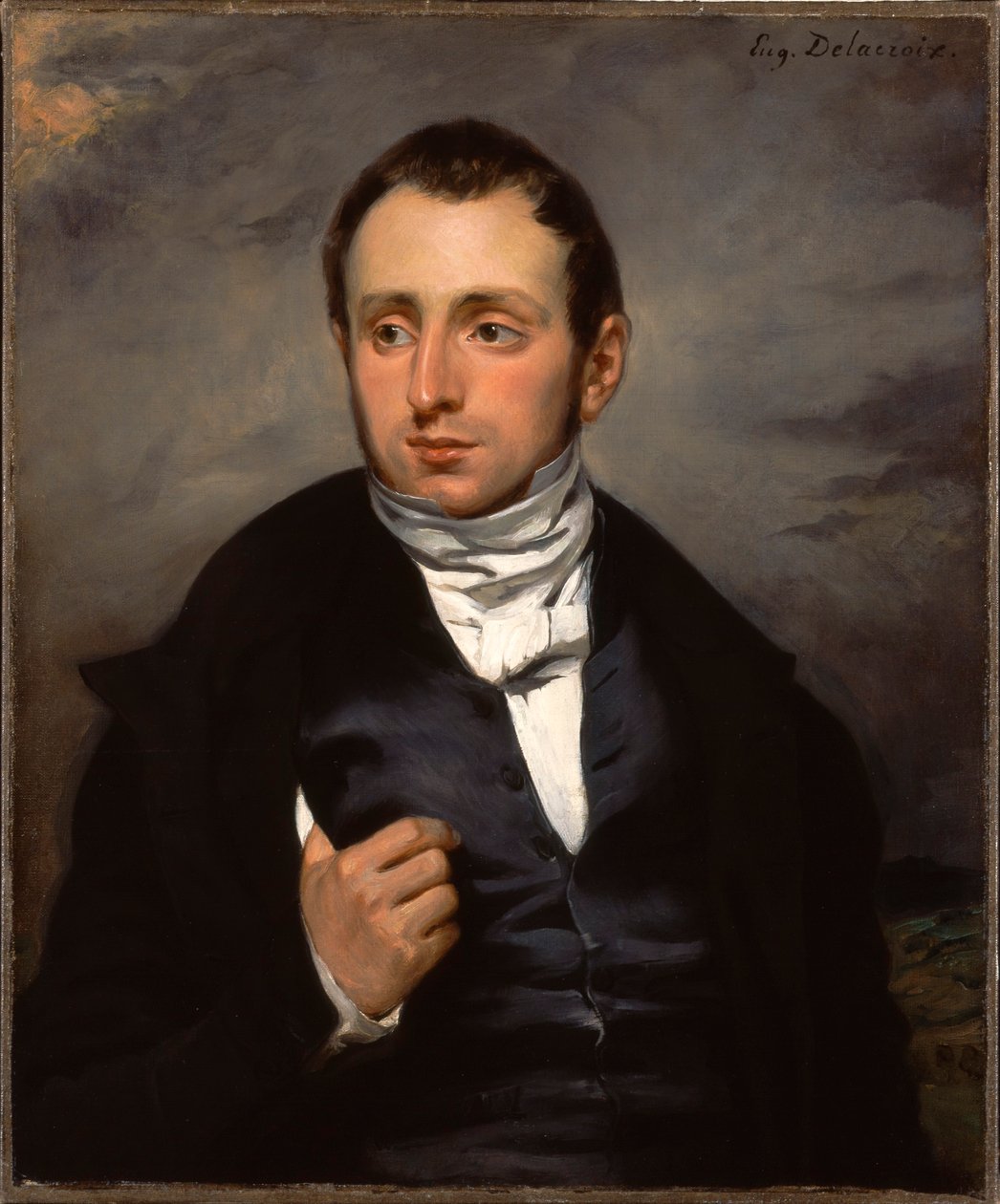 Et portræt af Dr. François-Marie Desmaisons af Eugène Delacroix