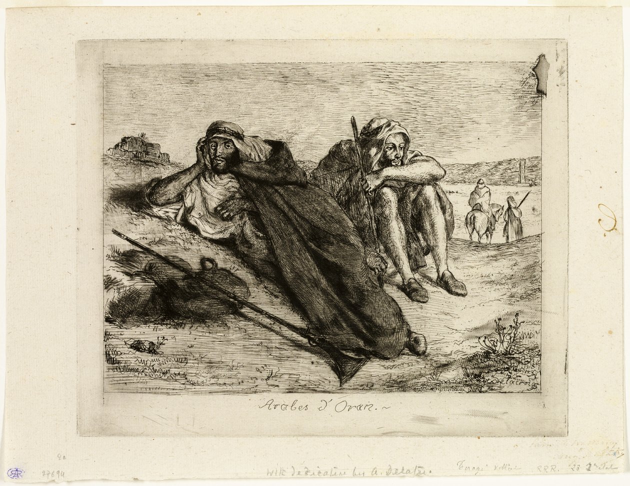 arabere fra Oran af Eugène Delacroix