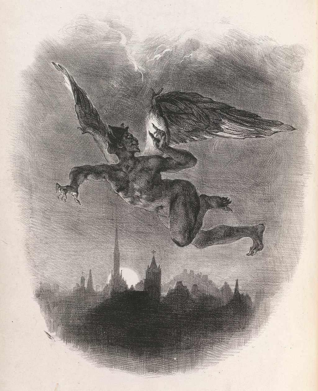 Faust, 1828., 1828. af Eugène Delacroix