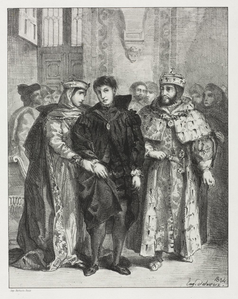 Hamlet af Eugène Delacroix