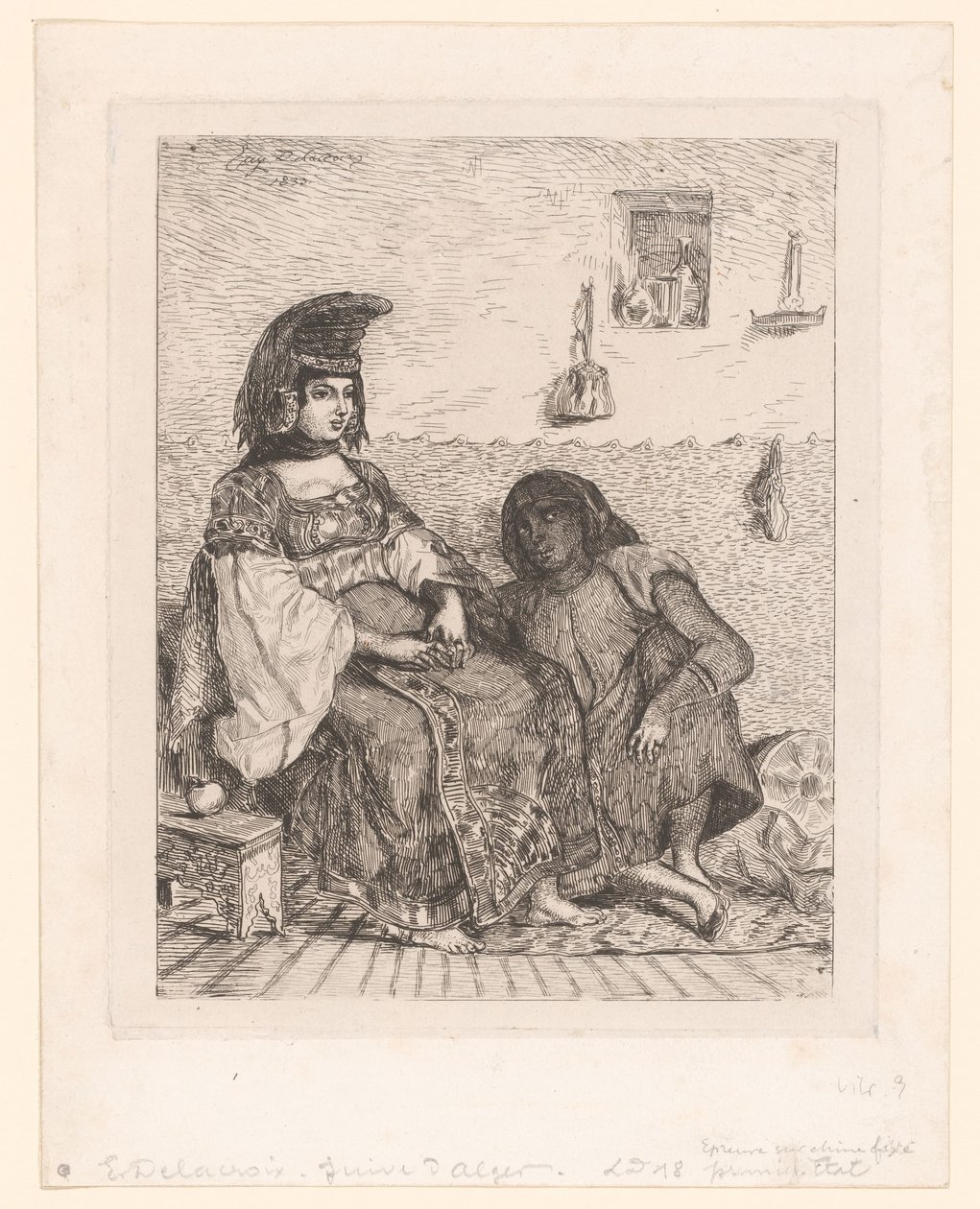 Jødisk kvinde fra Algier af Eugène Delacroix