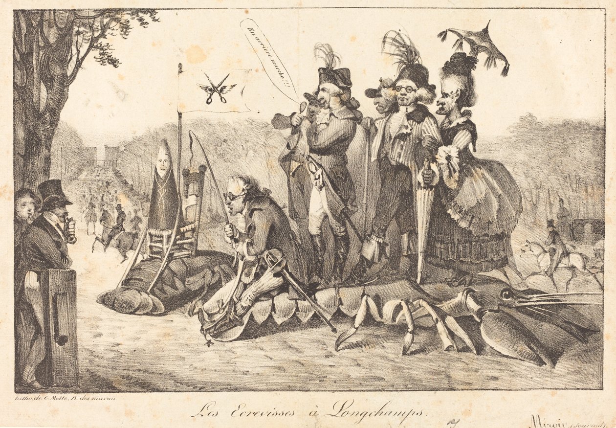 Krebs ved Longchamps af Eugène Delacroix