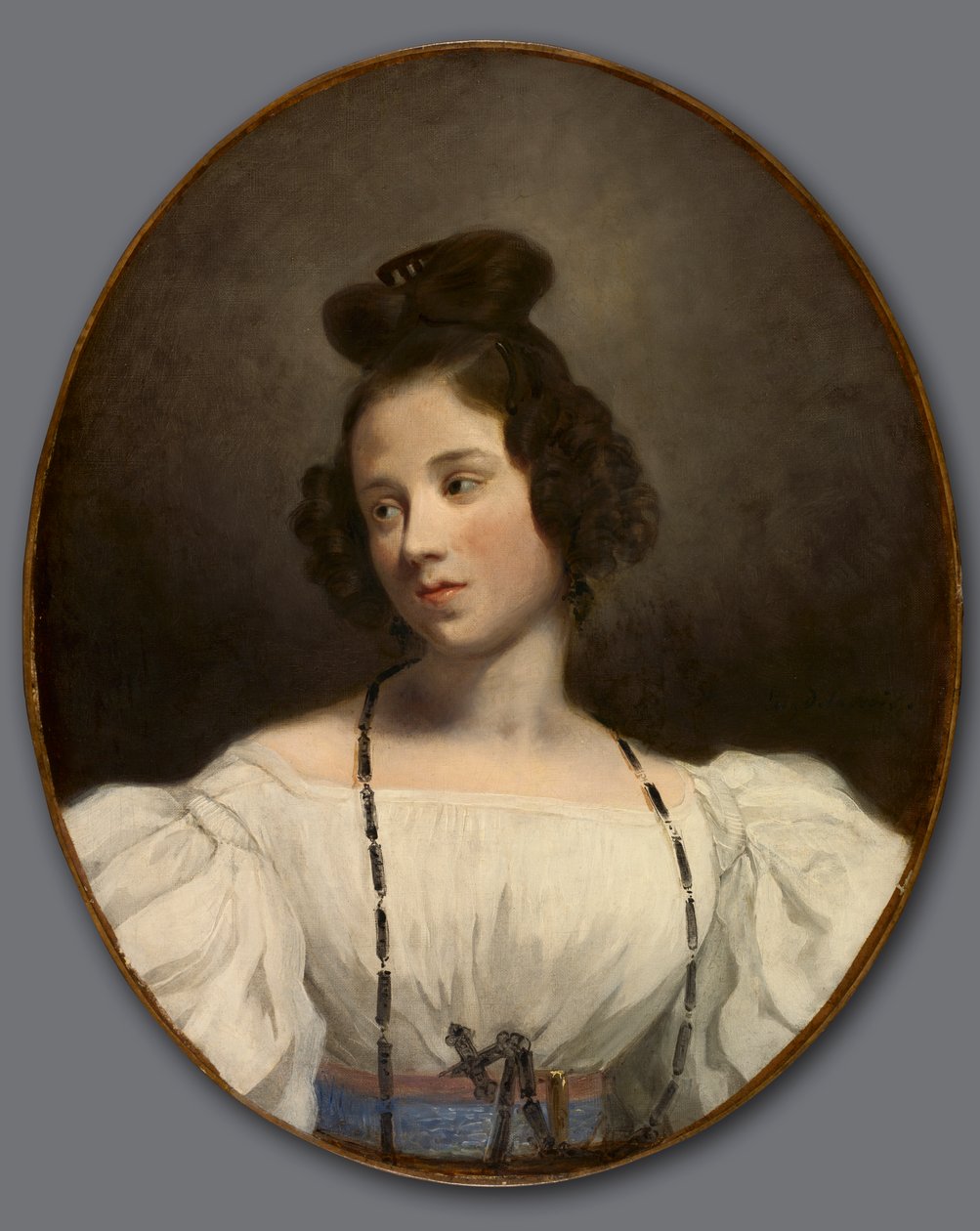 Fru Alexandrine-Julie de la Boutraye af Eugène Delacroix