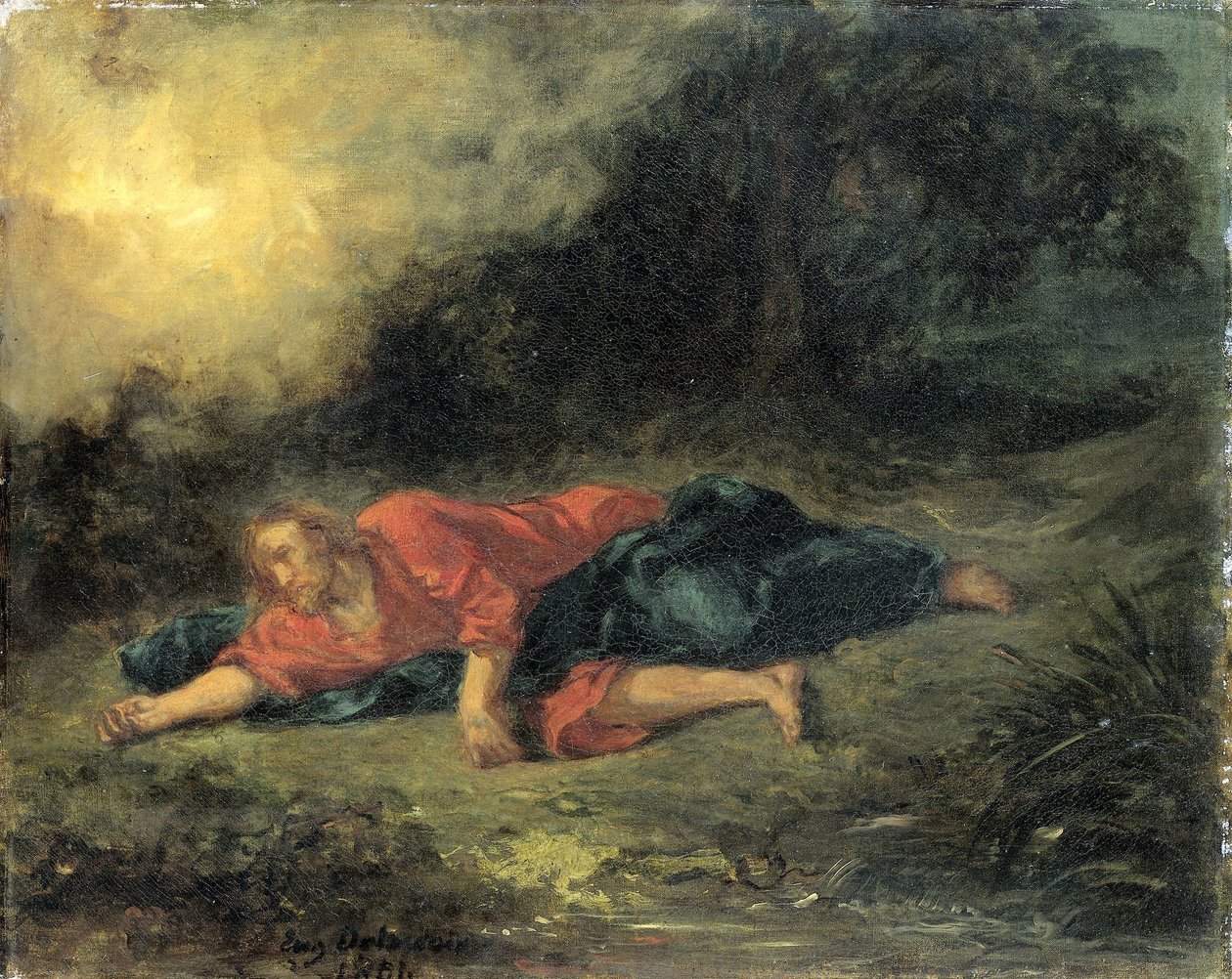 Kvalen i haven af Eugène Delacroix