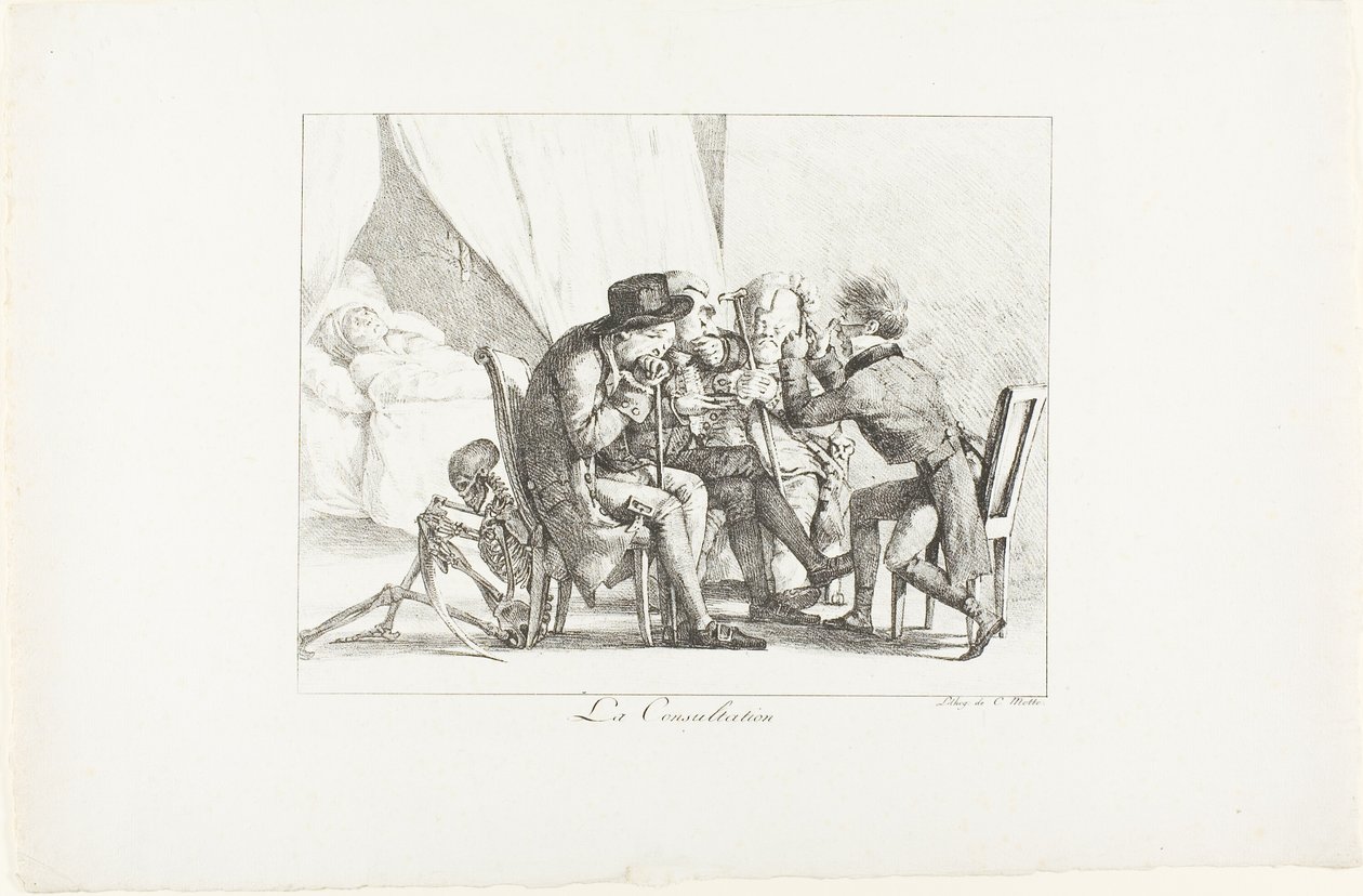 Konsultationen af Eugène Delacroix