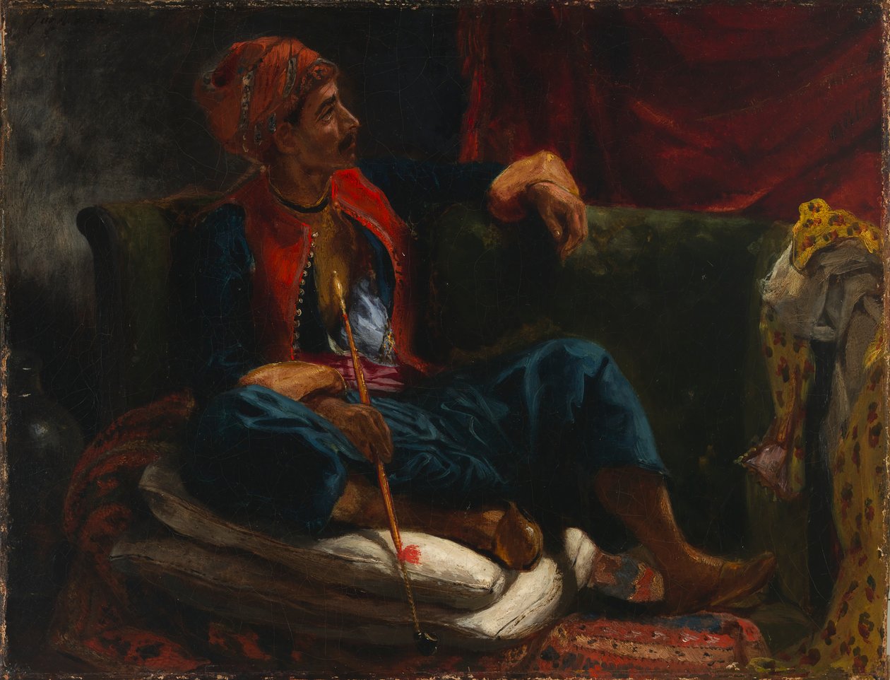 Rygeren, 1800-tallet. af Eugène Delacroix