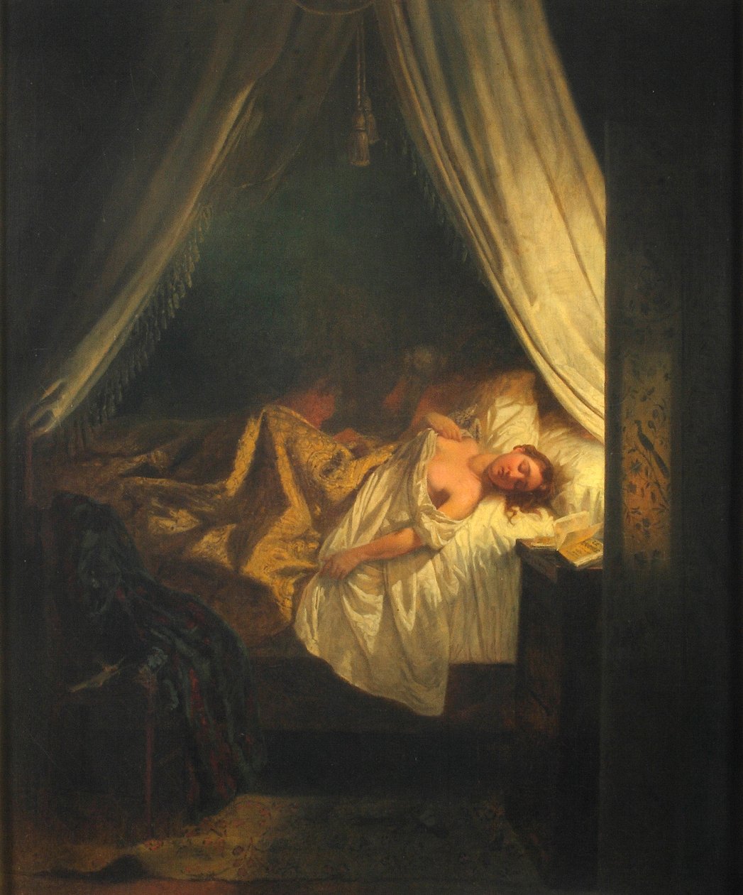 Vampyren, 1852. af Eugène Delacroix