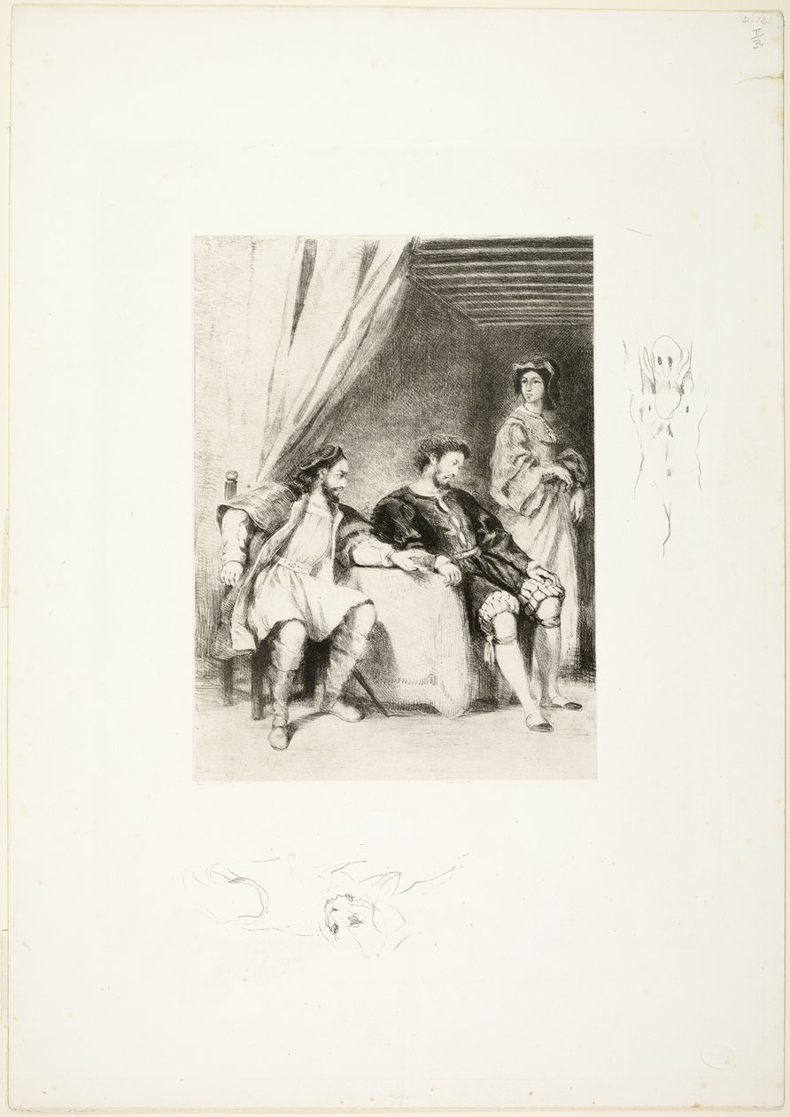 Weislingen holdt fanget af Goetz af Eugène Delacroix
