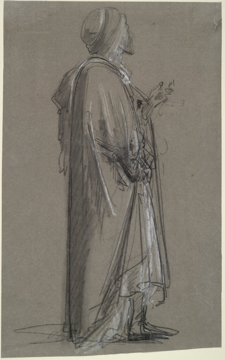 Arabe-debout (A Standing Arab) af Eugène Fromentin