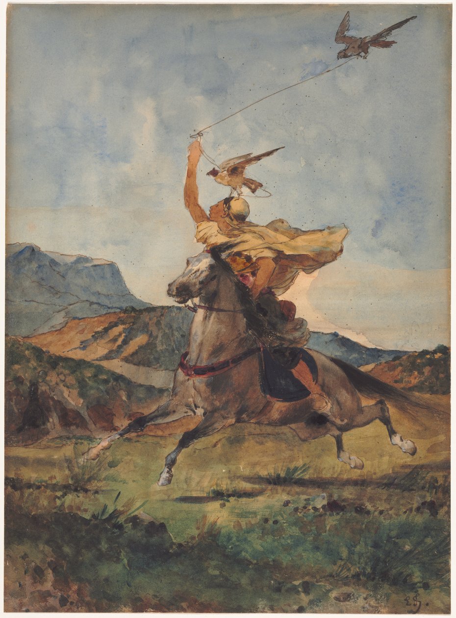 Falkonereren. af Eugène Fromentin