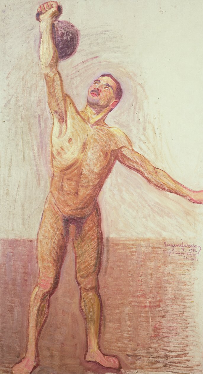 Tung vægtløfter, 1912 af Eugène Jansson