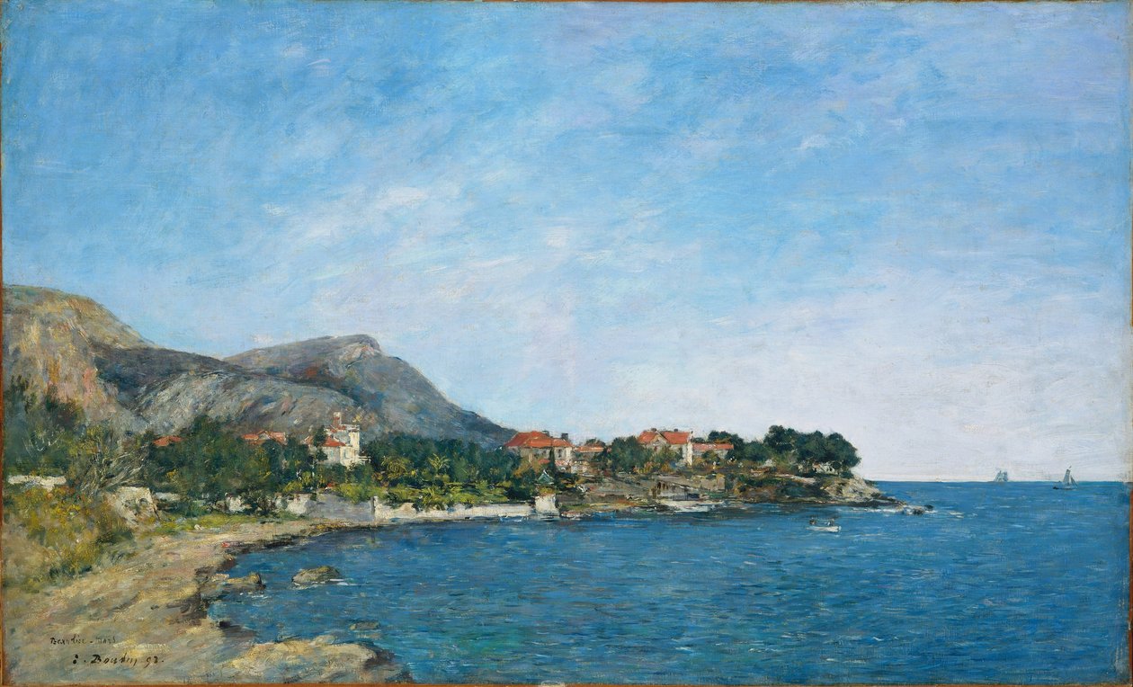 Beaulieu: Fourmis-bugten af Eugene Louis Boudin