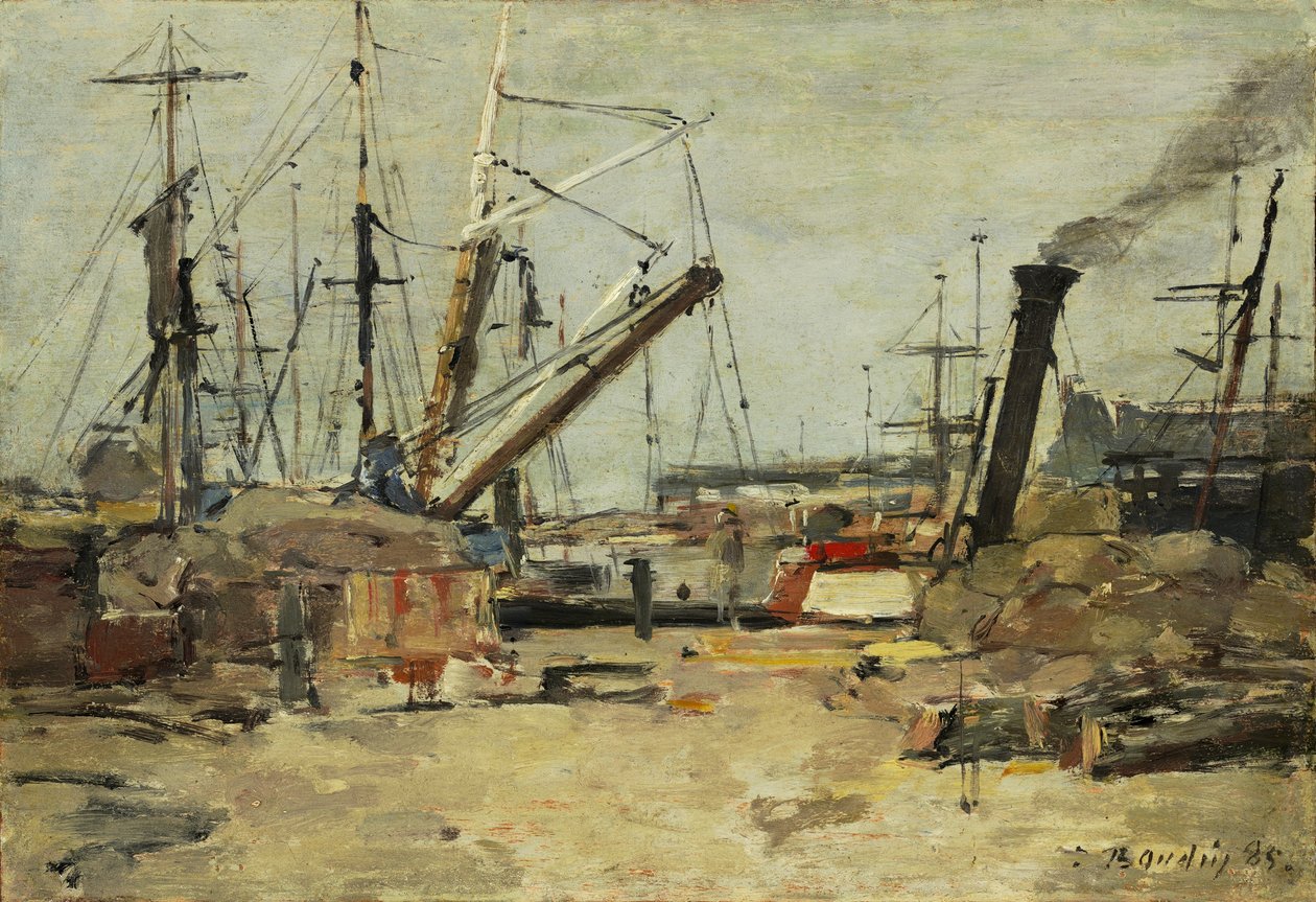 Trawlerne af Eugene Louis Boudin